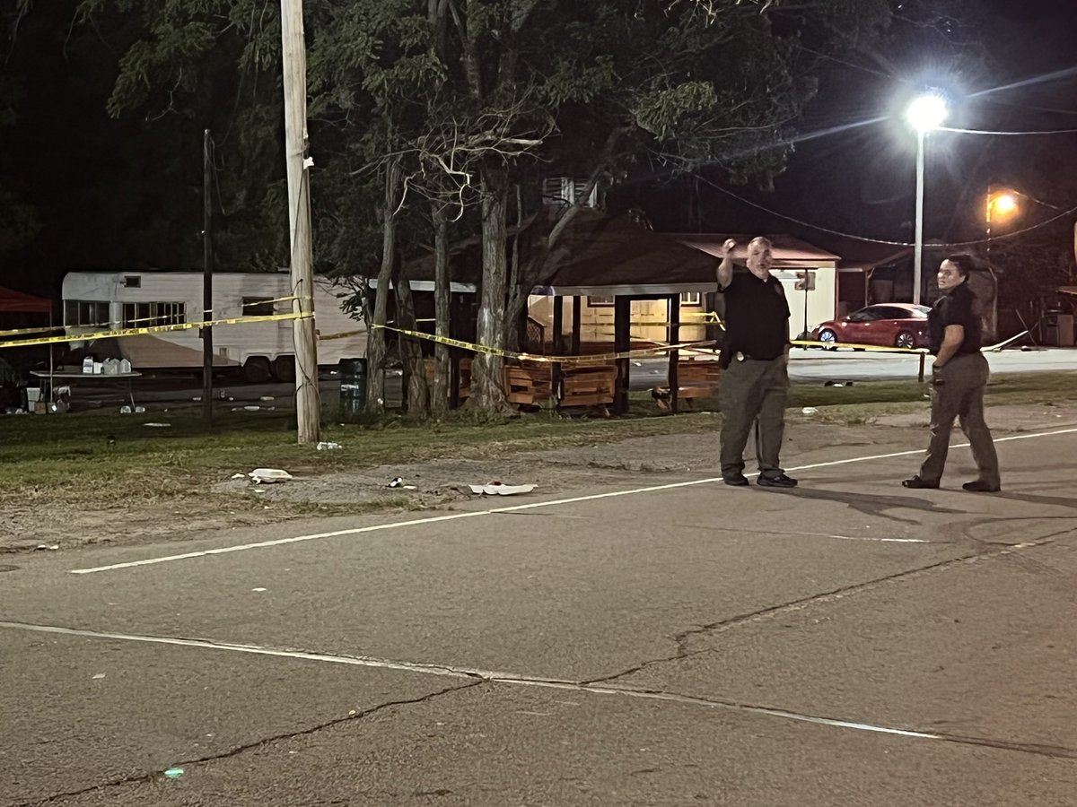 Confirmed OSBI is investigating a shooting with possible multiple victims that happened early this morning at a public Memorial Day gathering in the town of Taft in Muskogee County. 