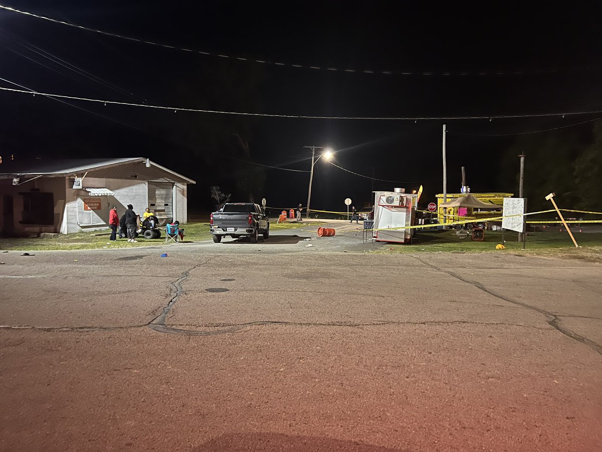 Confirmed OSBI is investigating a shooting with possible multiple victims that happened early this morning at a public Memorial Day gathering in the town of Taft in Muskogee County