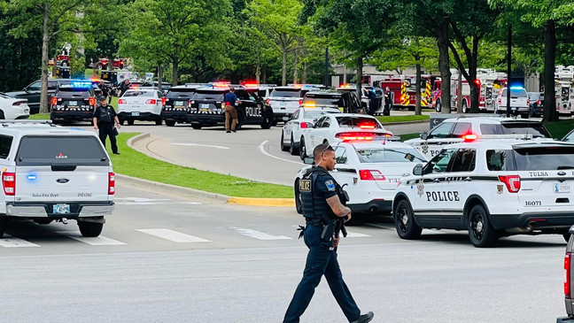 The @TulsaPolice Department confirmed five people are dead, including the suspect, after the shooting at Natalie Medical Building, part of the StFrancis Health System