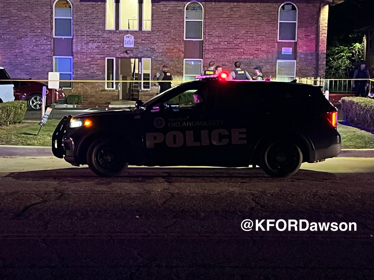 @OKCPD are investigating what led up to a shooting on N Meridian that sent 2 children to the hospital after bullets ripped thru their apartment window. 