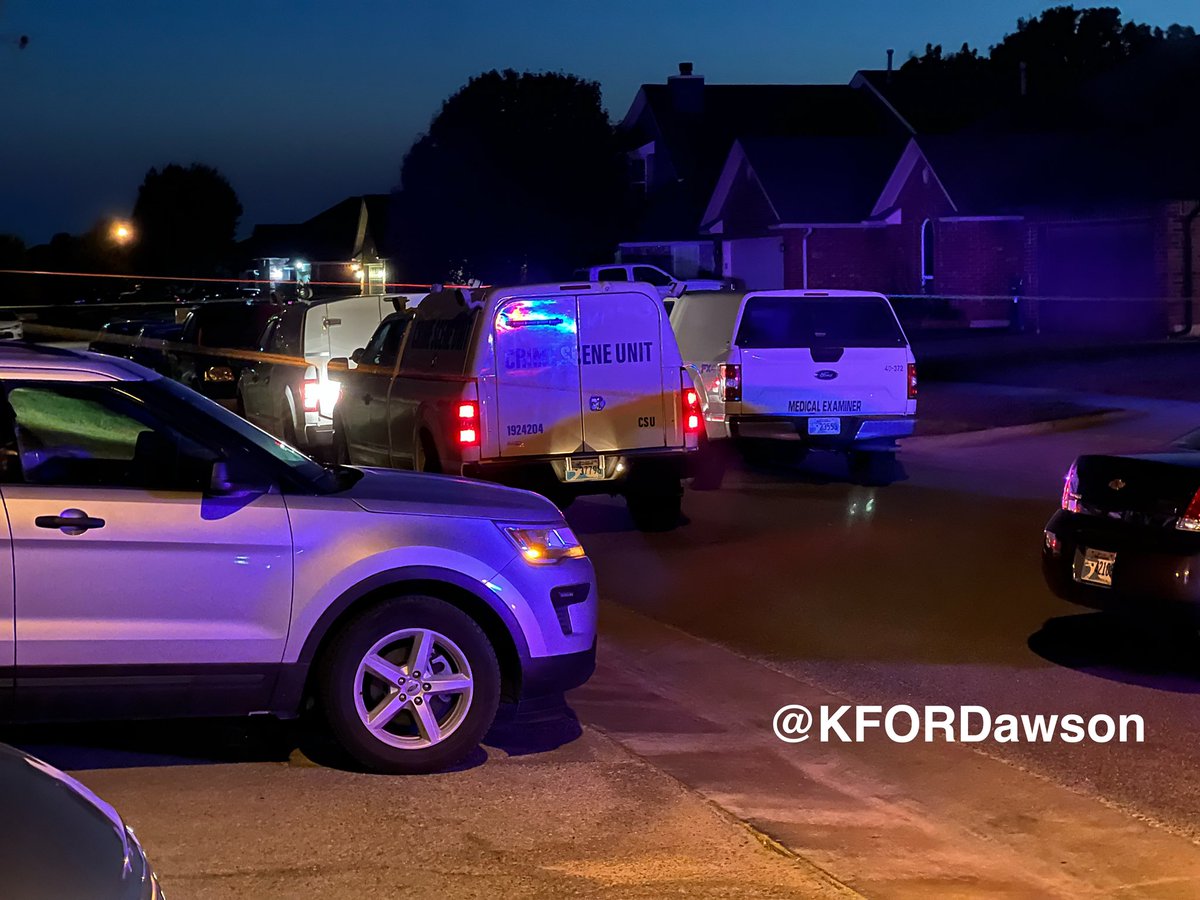 @OKCPD is investigating what led up to the death of a toddler in SW OKC. Large police presence on scene, details coming up on @kfor