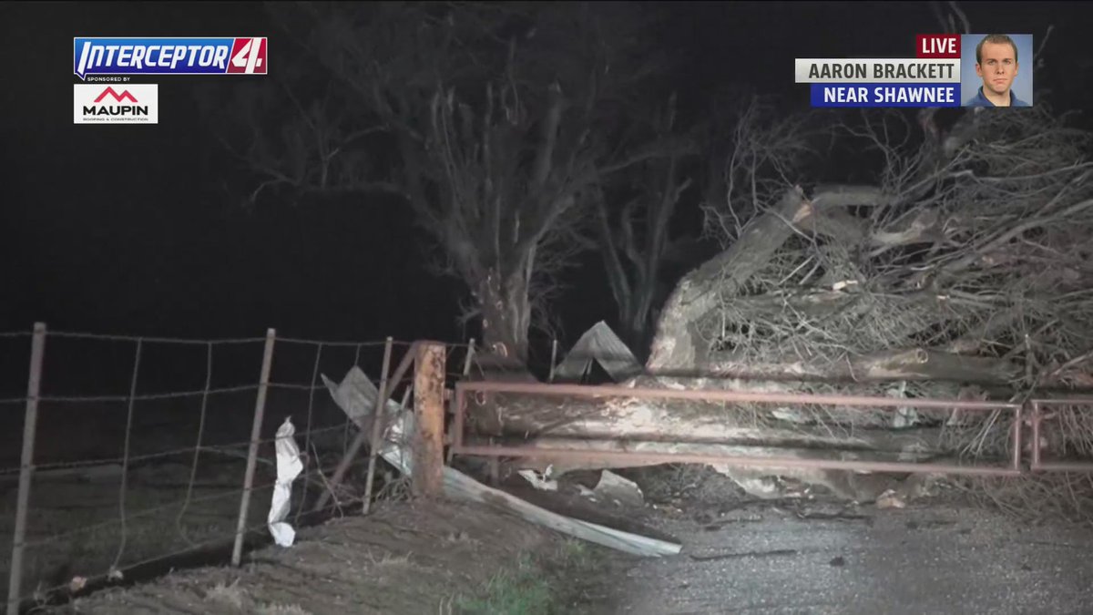 Scenes from across the Sooner State tonight after numerous tornado-warned storms made their way through Oklahoma. 