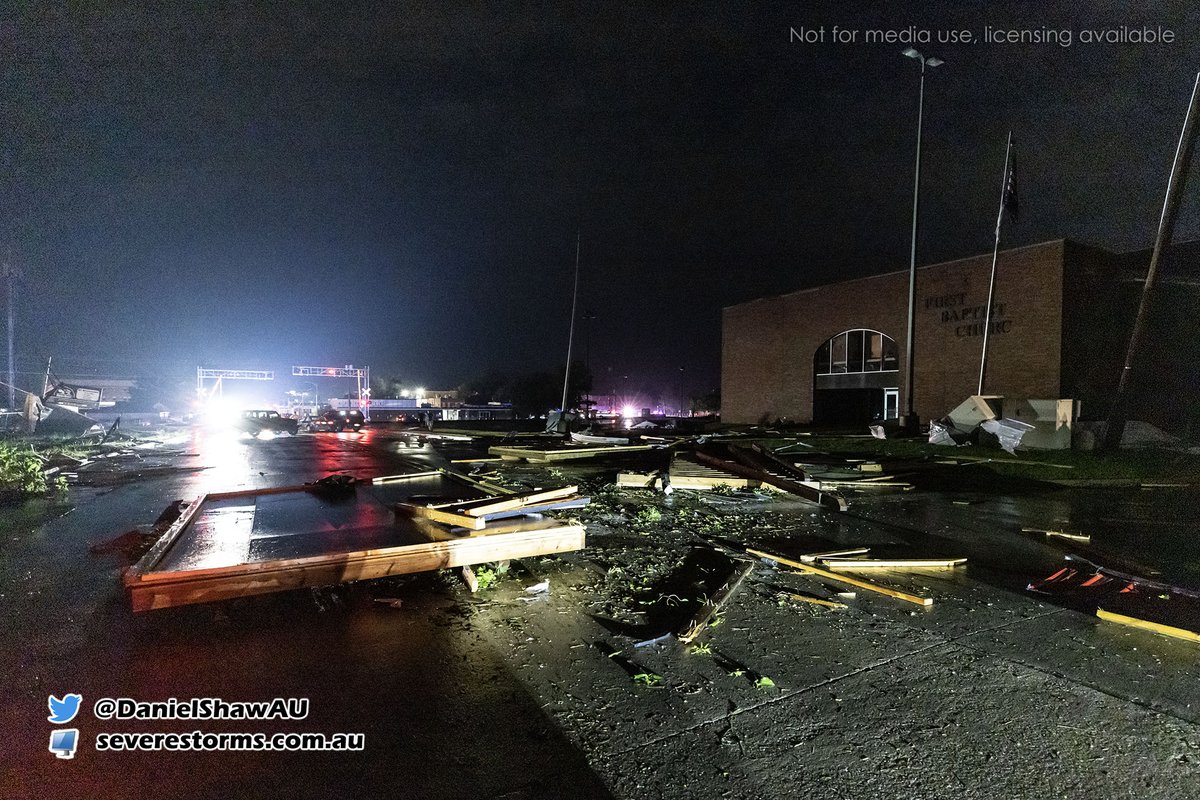 Search and rescue continues across Claremore, Oklahoma and surrounding areas following a tornado. Clearing of backroads continues with house to house searches underway. Large trees are blocking the pathway for emergency services. This is a slow and methodical process 