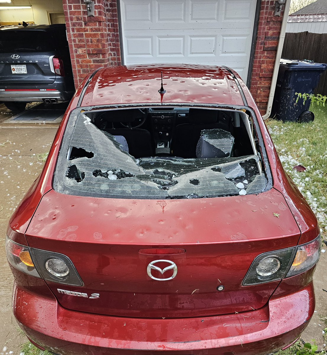 Oklahoma City, OK -  Massive Hailstorm Hits Near Penn & Memorial eptember 24, 2024   6 PM.