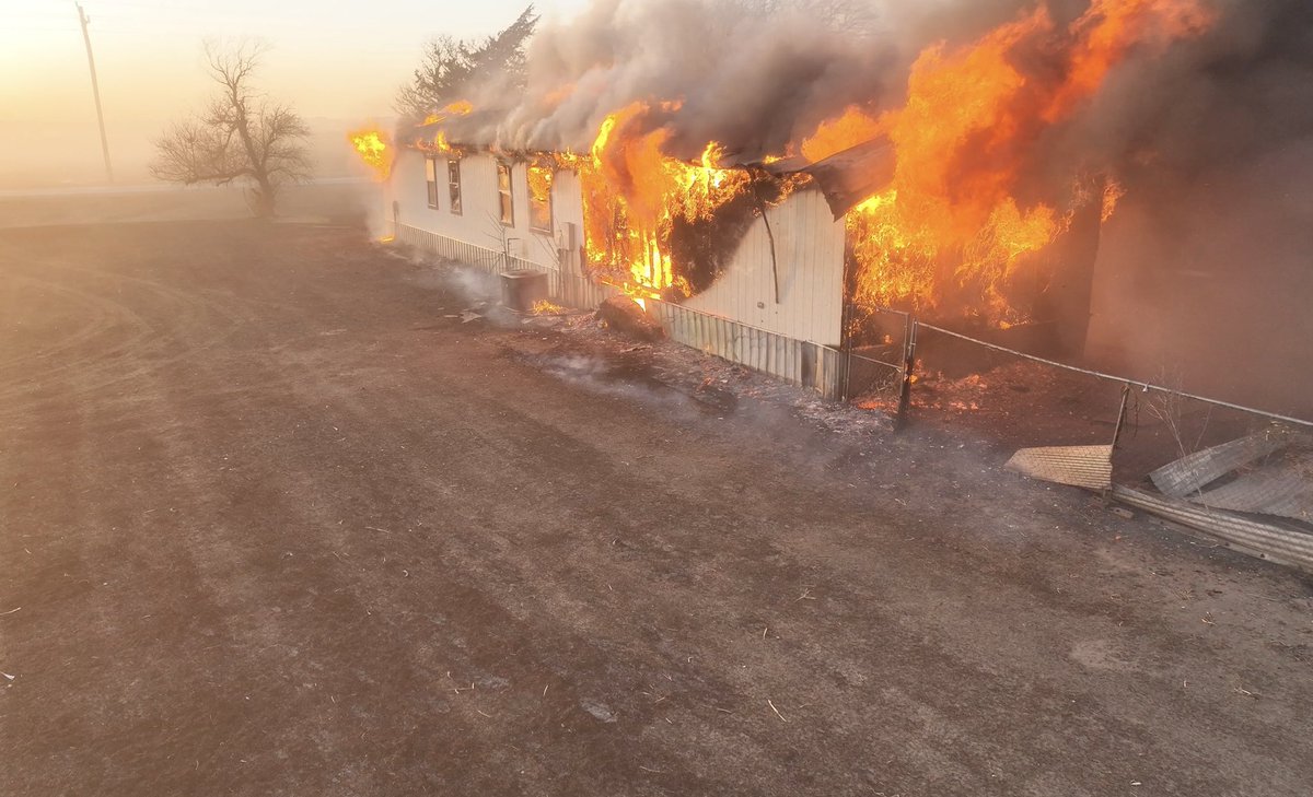 Wildfires causing destruction in Oklahoma okwx oklahoma  wildfire