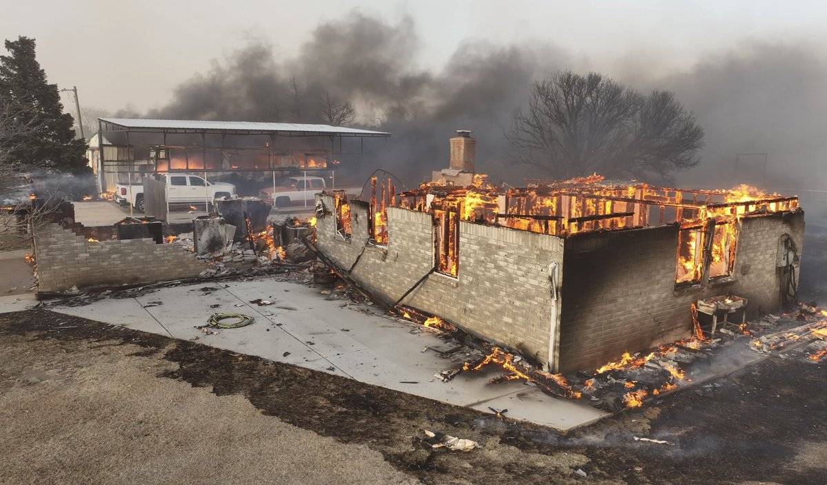 Wildfires causing destruction in Oklahoma okwx oklahoma  wildfire
