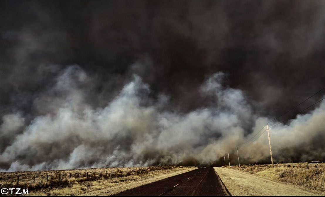Stevens Fire east of Hooker.  damage to property was minimal.