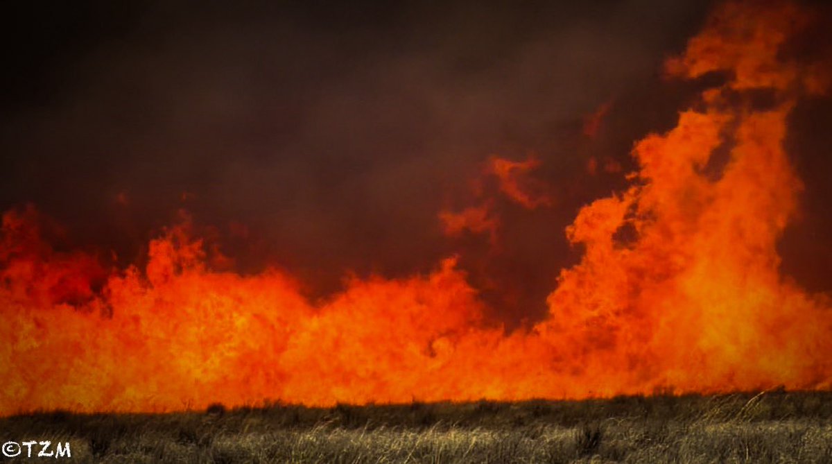 Stevens Fire east of Hooker.  damage to property was minimal.