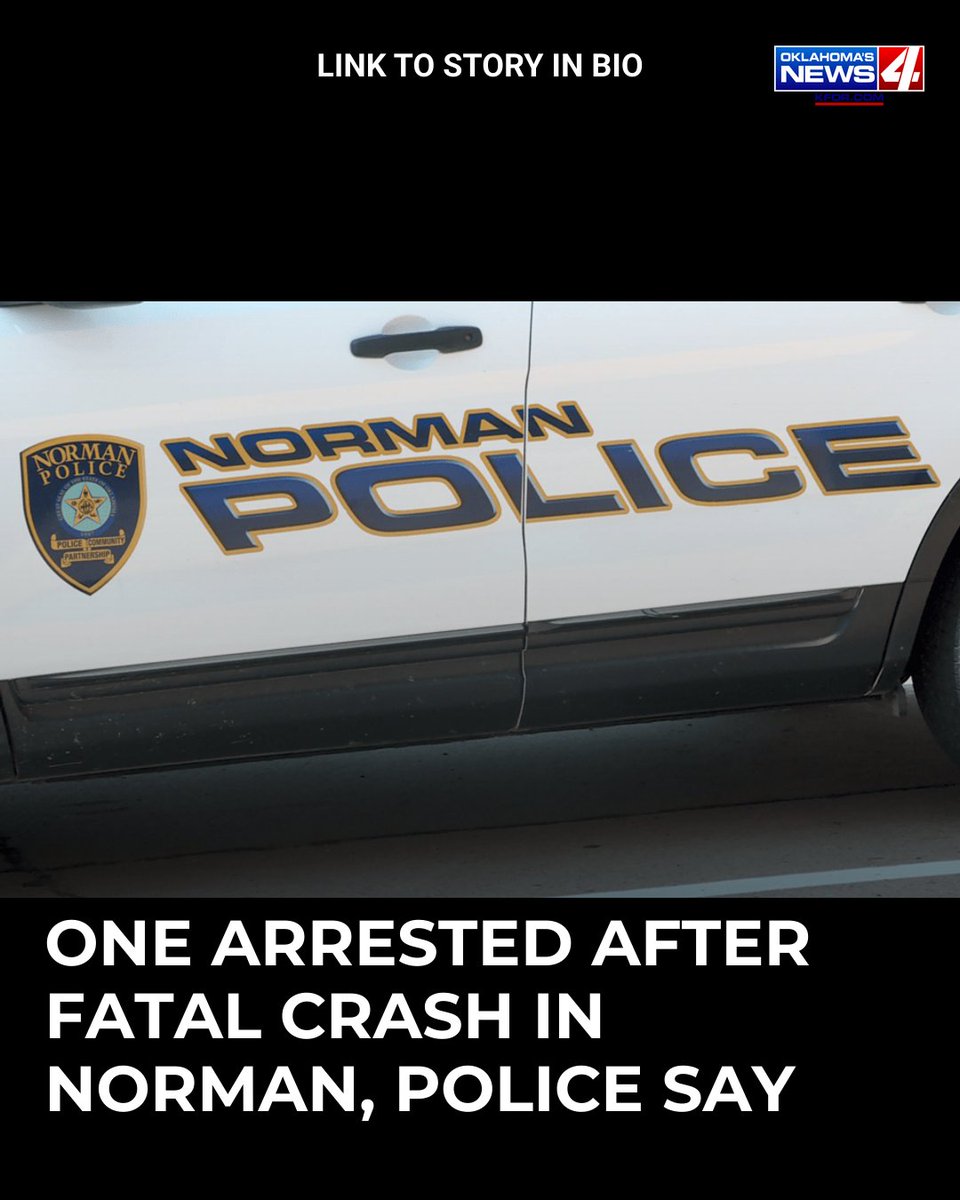 One arrested after fatal crash in Norman, police say